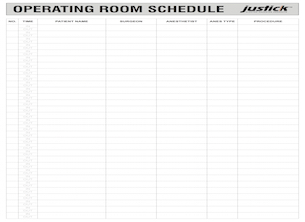 Room Schedule Template from www.justick.com